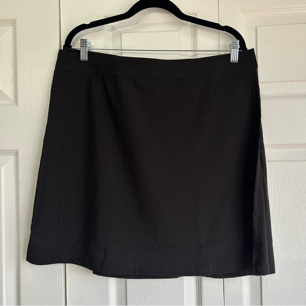 RipSkirt Hawaii Wrap Skirt Women Extra Large Black Adjustable Waist